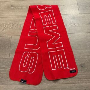 Supreme Polartec Red Scarf